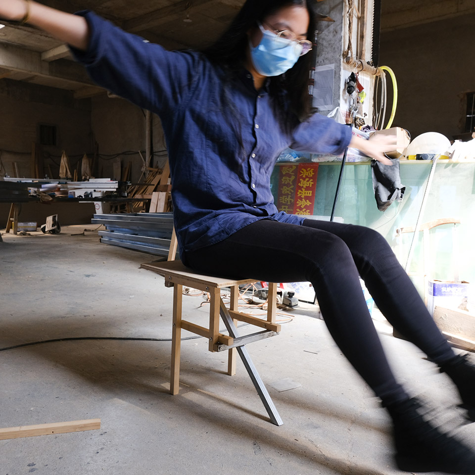 rippleless table meaningless chair by meaningless arch