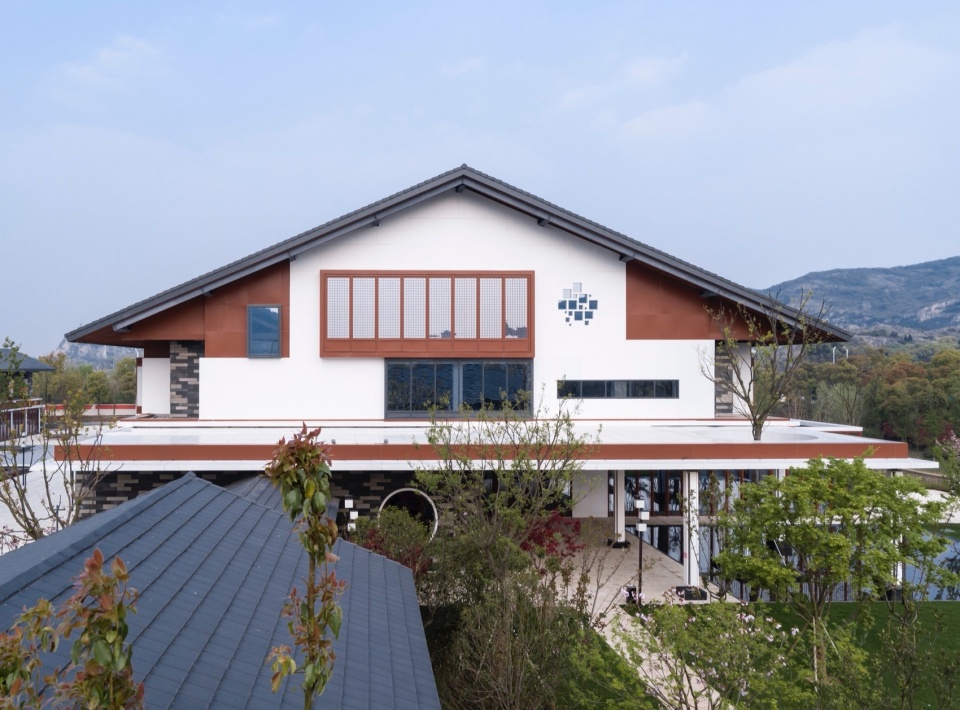 exhibition center of suzhou life and 9 town design studio for urban architecture health town by
