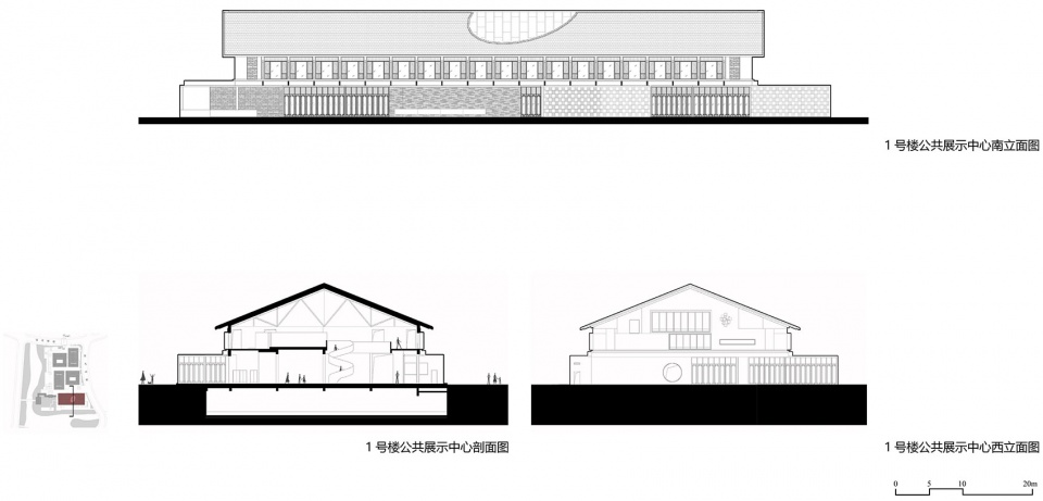 exhibition center of suzhou life and 9 town design studio for urban architecture health town by