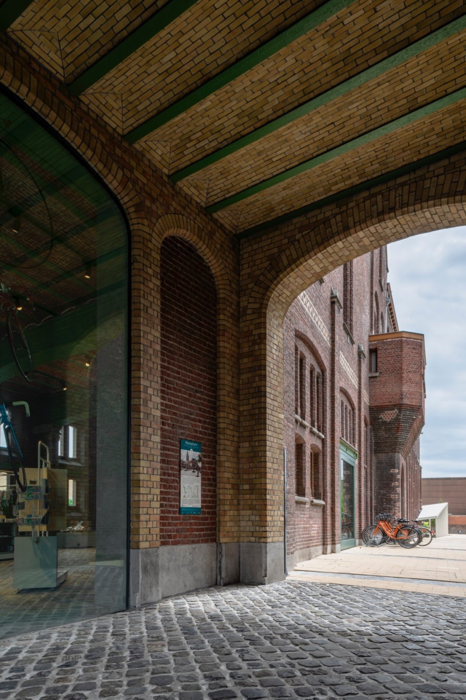 cycling museum renovation by callebaut architecten