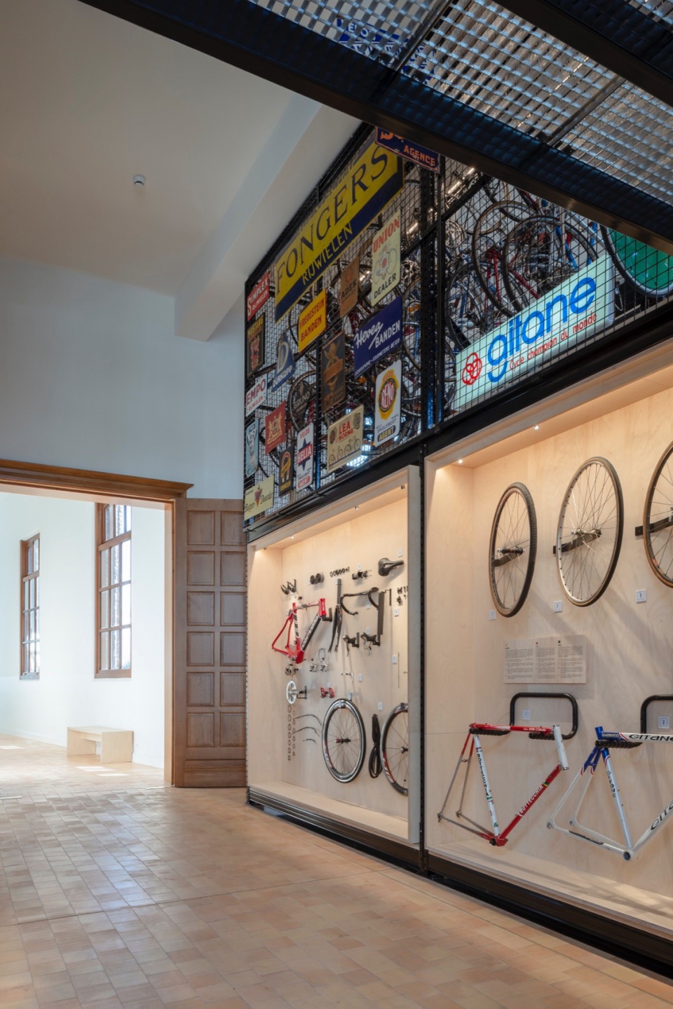 cycling museum renovation by callebaut architecten