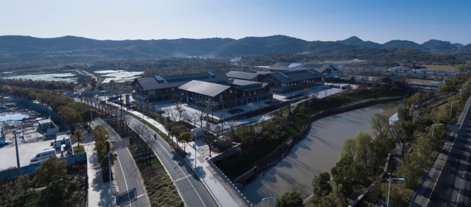 exhibition center of suzhou life and 9 town design studio for urban architecture health town by