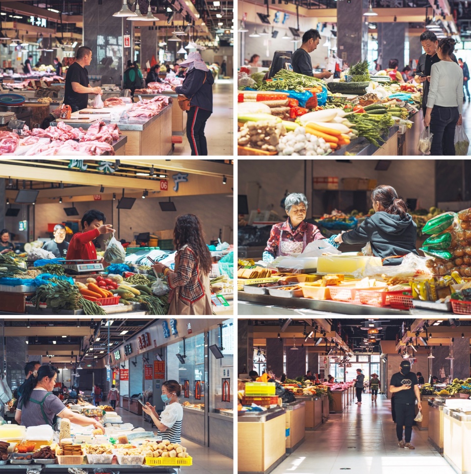 集市日常,Interior of the market © Mlee