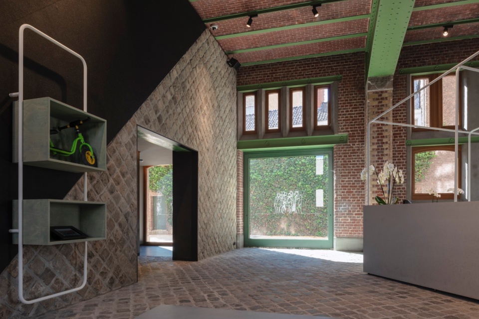 cycling museum renovation by callebaut architecten
