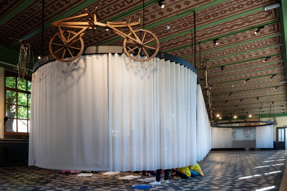 cycling museum renovation by callebaut architecten