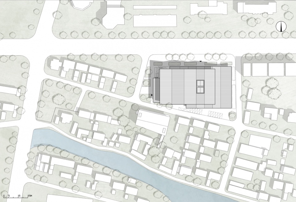 总平面图,Site plan © Mlee