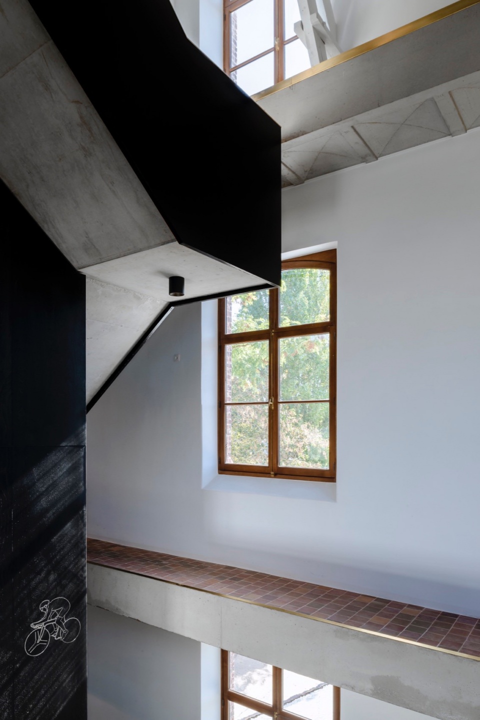 cycling museum renovation by callebaut architecten