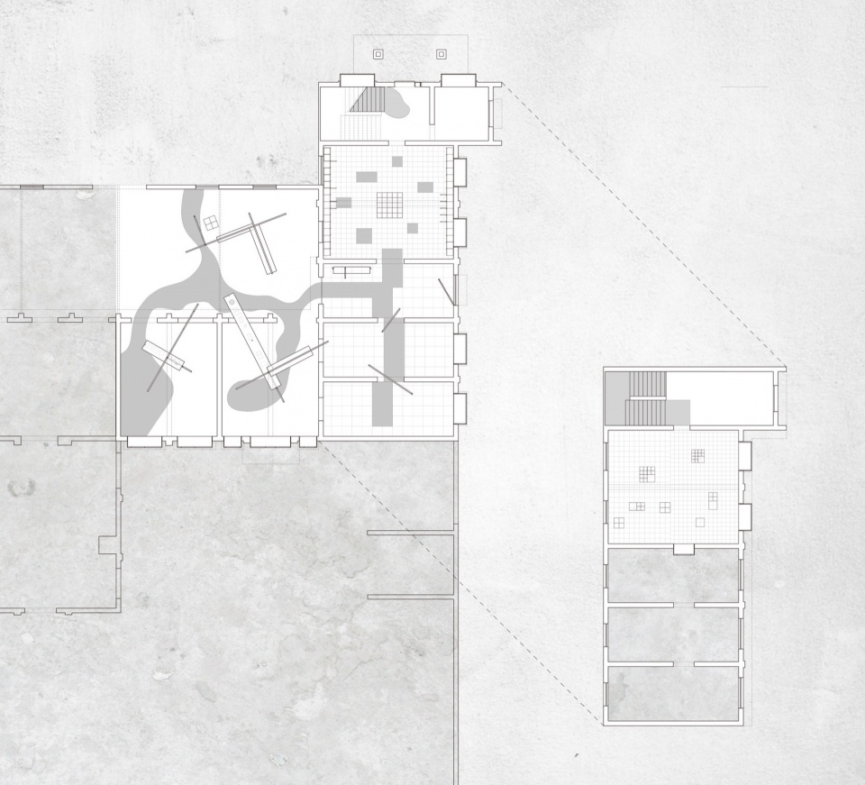 .1南展厅平面图SWOOP奇袭建筑 start from hushiguang exhibition south gallery space design by swoop
