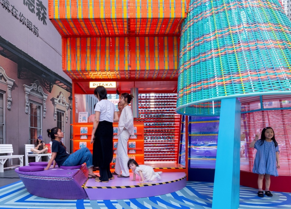 公共艺术装置作为相遇的场所 © 大星吉子 摄影:胡康榆 woven city the house of dream