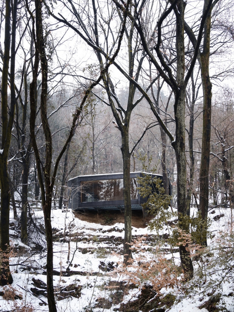木屋雪景 1 aquatree resort healing cabin by uao