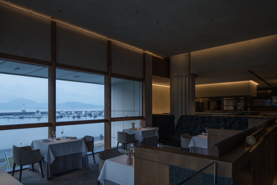 用餐区dining area affinite restaurant by a ardon
