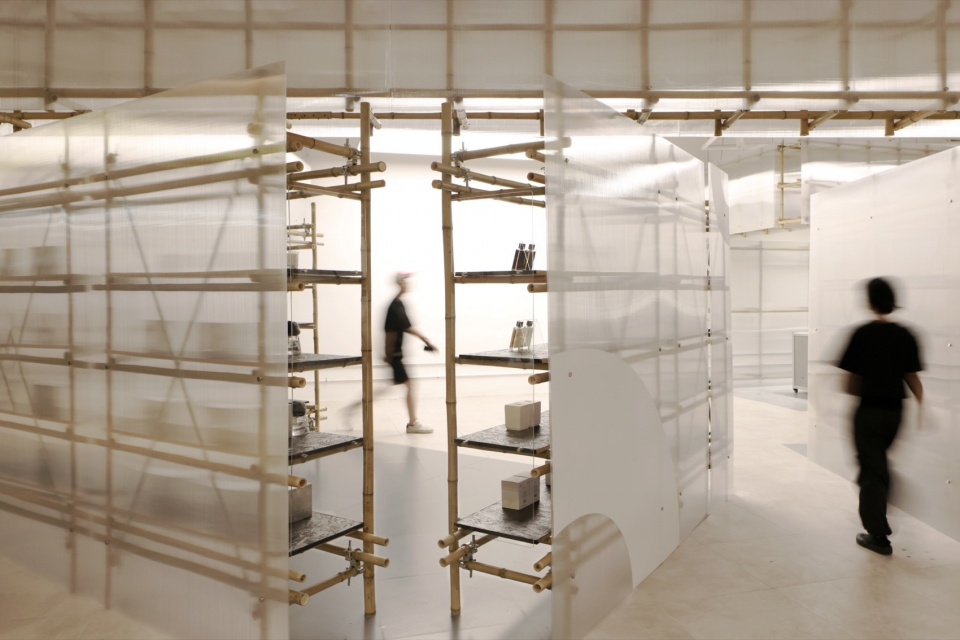 90 houhaihui pop up store by ruhaus studio