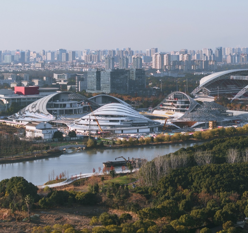 MAD Jiaxing South Lake Future Plaza is under construction