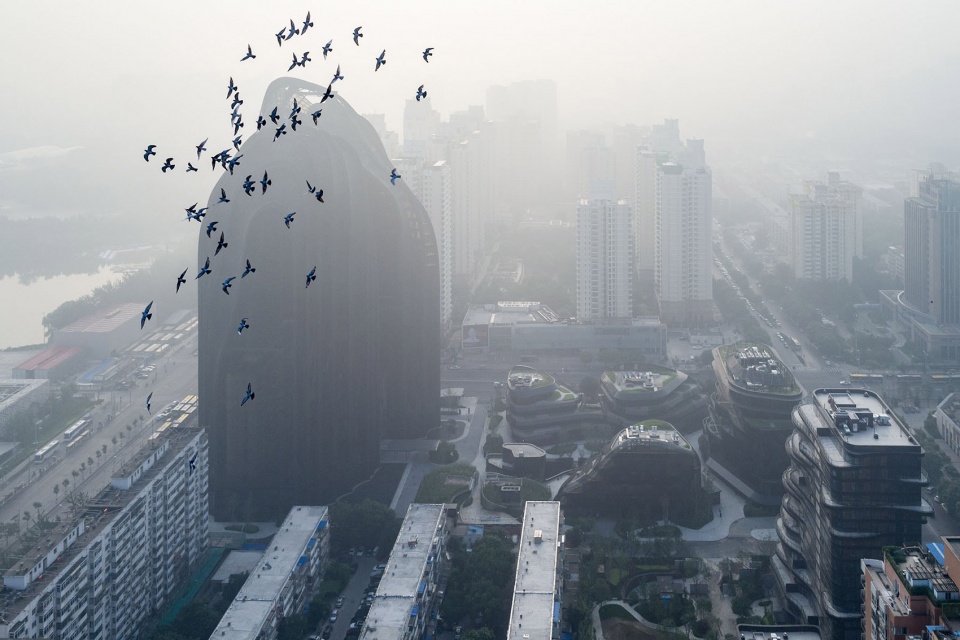 iwan baan captures mad chaoyang park plaza