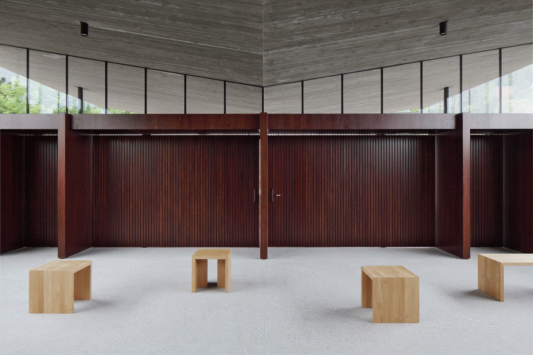 Aufbahrungshalle Kematen an der Krems by Moser und Hager Architekten