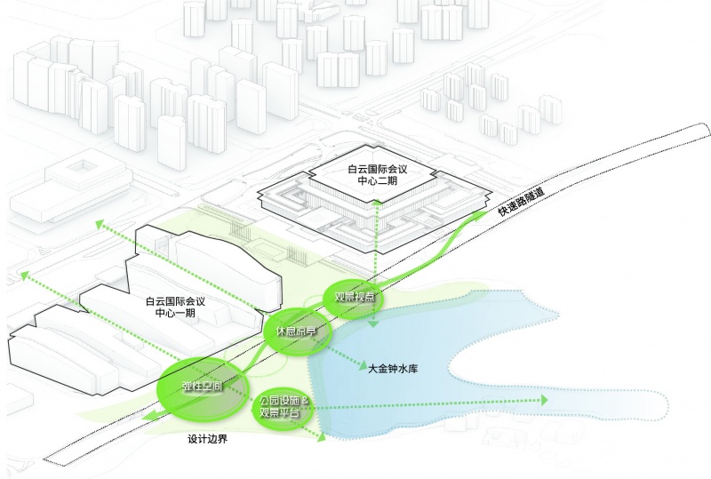 the landscape design of dajinzhong park by scutad