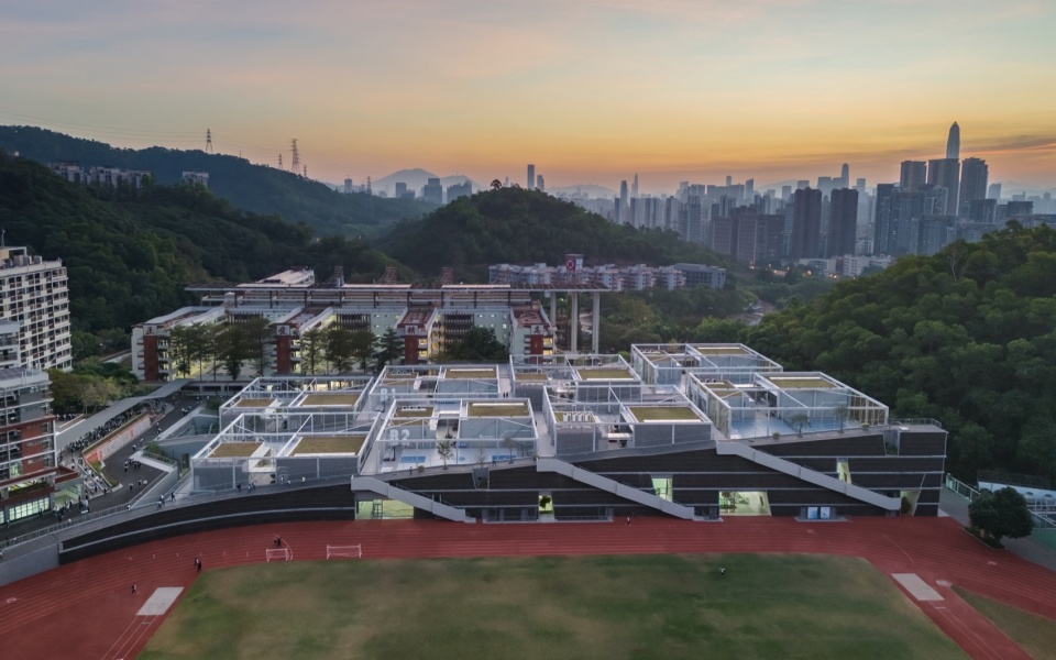 New Sports and Arts Centre of Hongling High School by O office Architects
