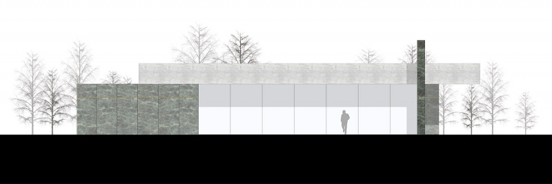 pavilion in the garden by spaceworkers