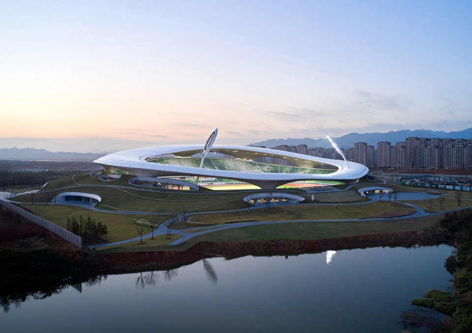 quzhou sports campus by mad