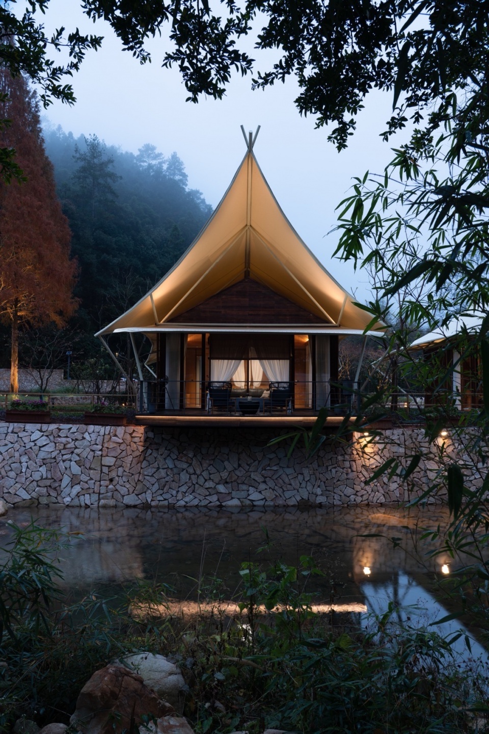 shaowu city erdu national forest health tent hotel by dasong architecture design