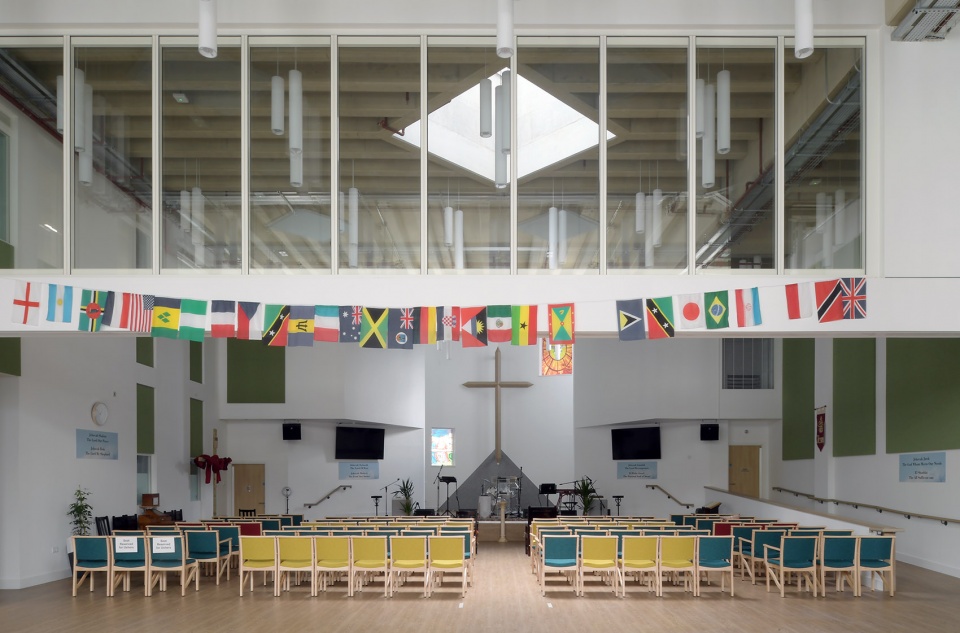 thames christian school battersea chapel by henley halebrown