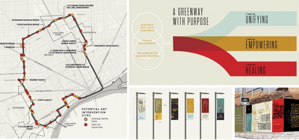 2023 ASLA Joe Louis Greenway Framework Plan by SmithGroup