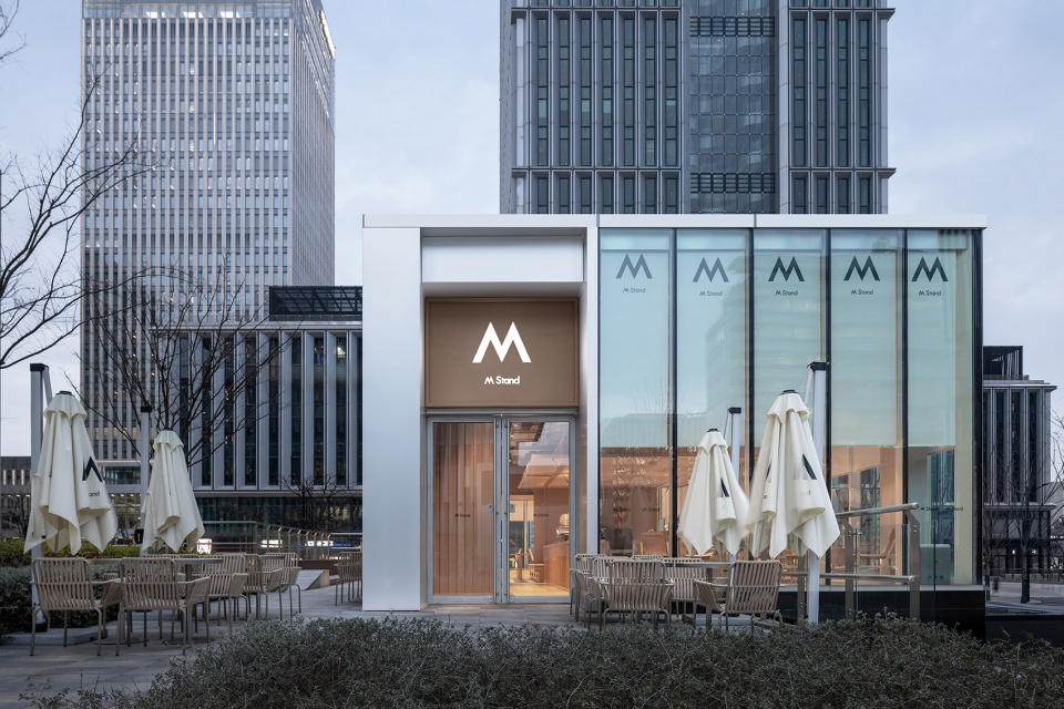m stand lvgu cafe by 15 studio