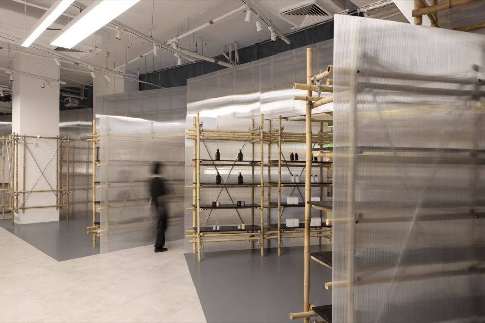 90 houhaihui pop up store by ruhaus studio