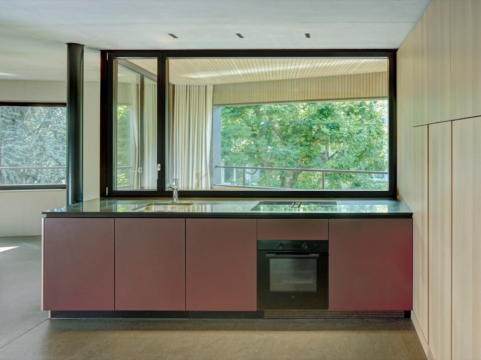 Apartment Building L329 in Zurich Switzerland by Rossetti Wyss Architects