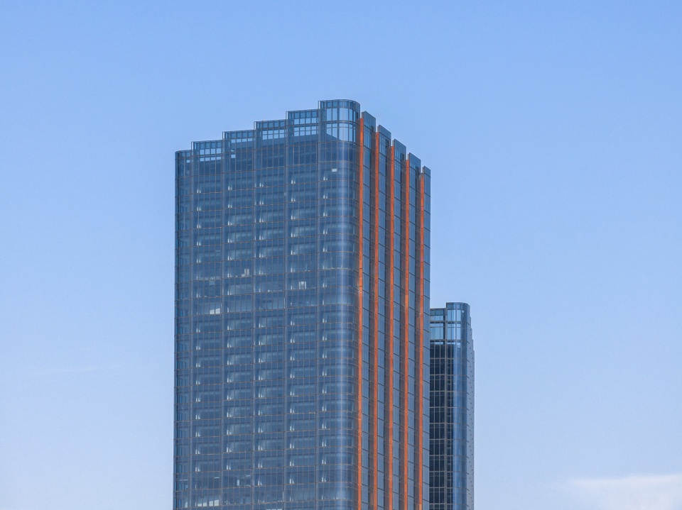 shanghai zhenru china overseas center mixed use project by som