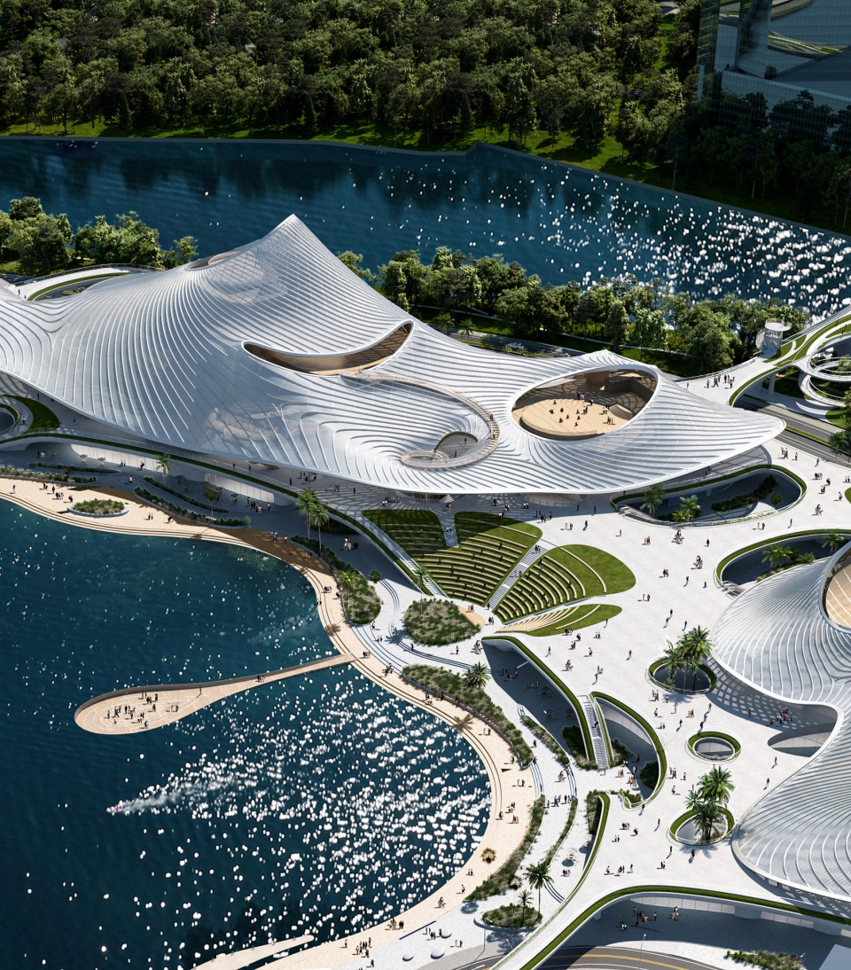 nanhai art center by mad