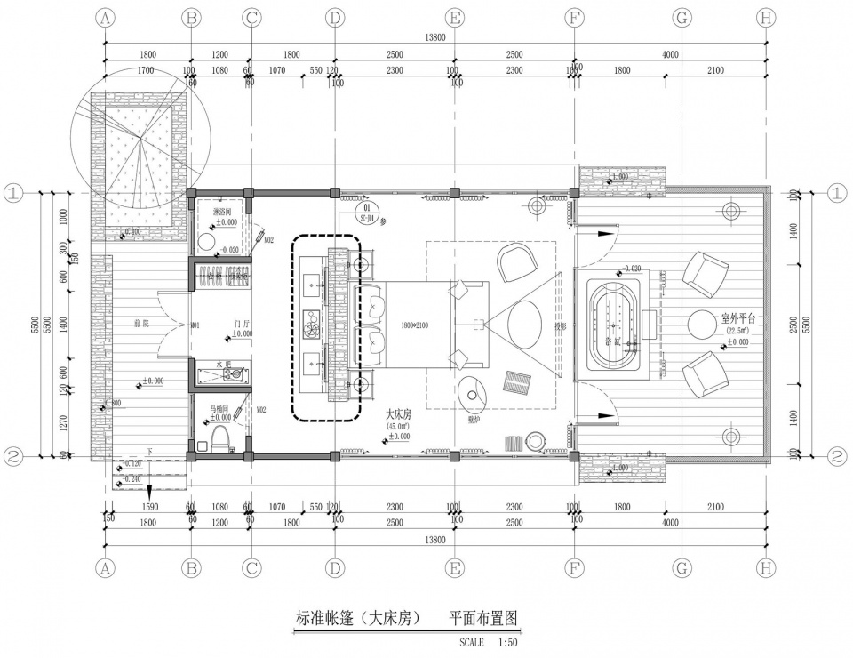 .标准帐篷(大床房) Layout1 00 shaowu city erdu national forest health tent hotel by dasong architecture design