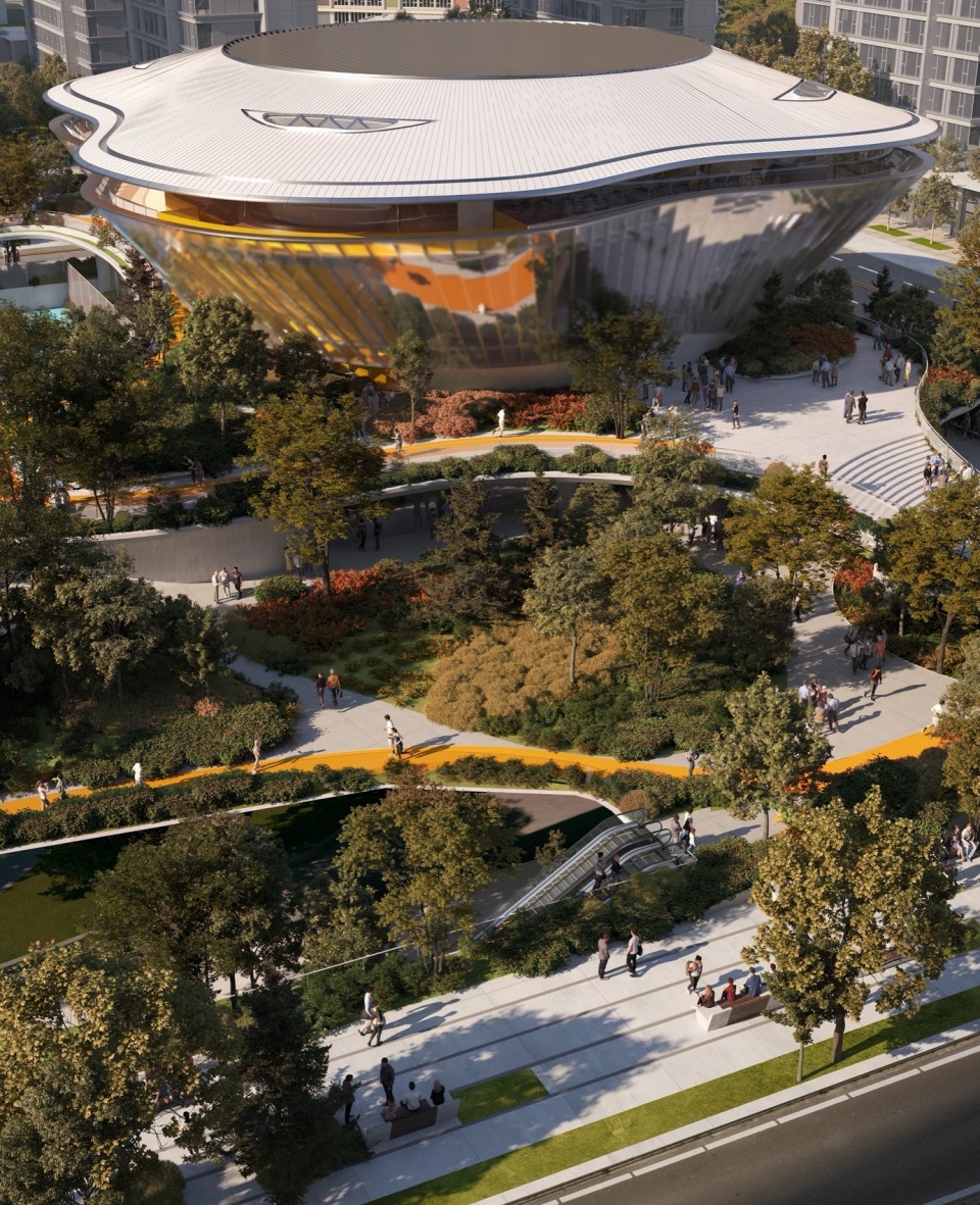 Shijiazhuang CBD Sports Center by MAD
