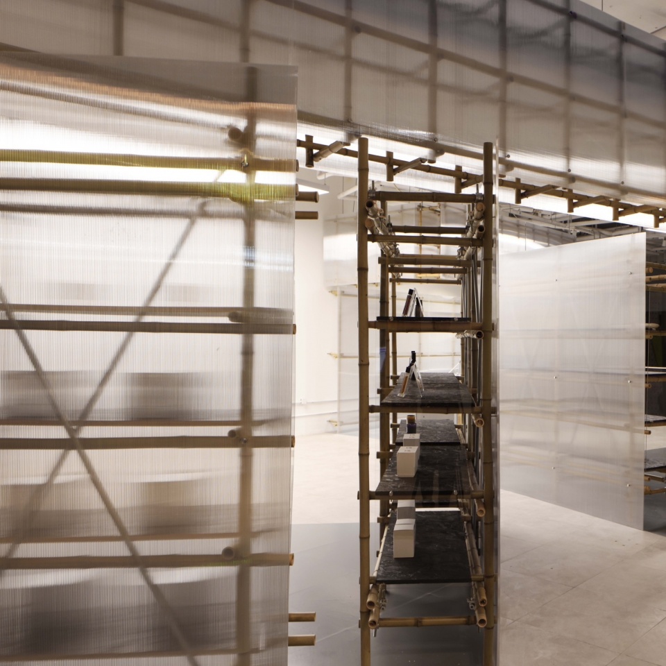 90 houhaihui pop up store by ruhaus studio