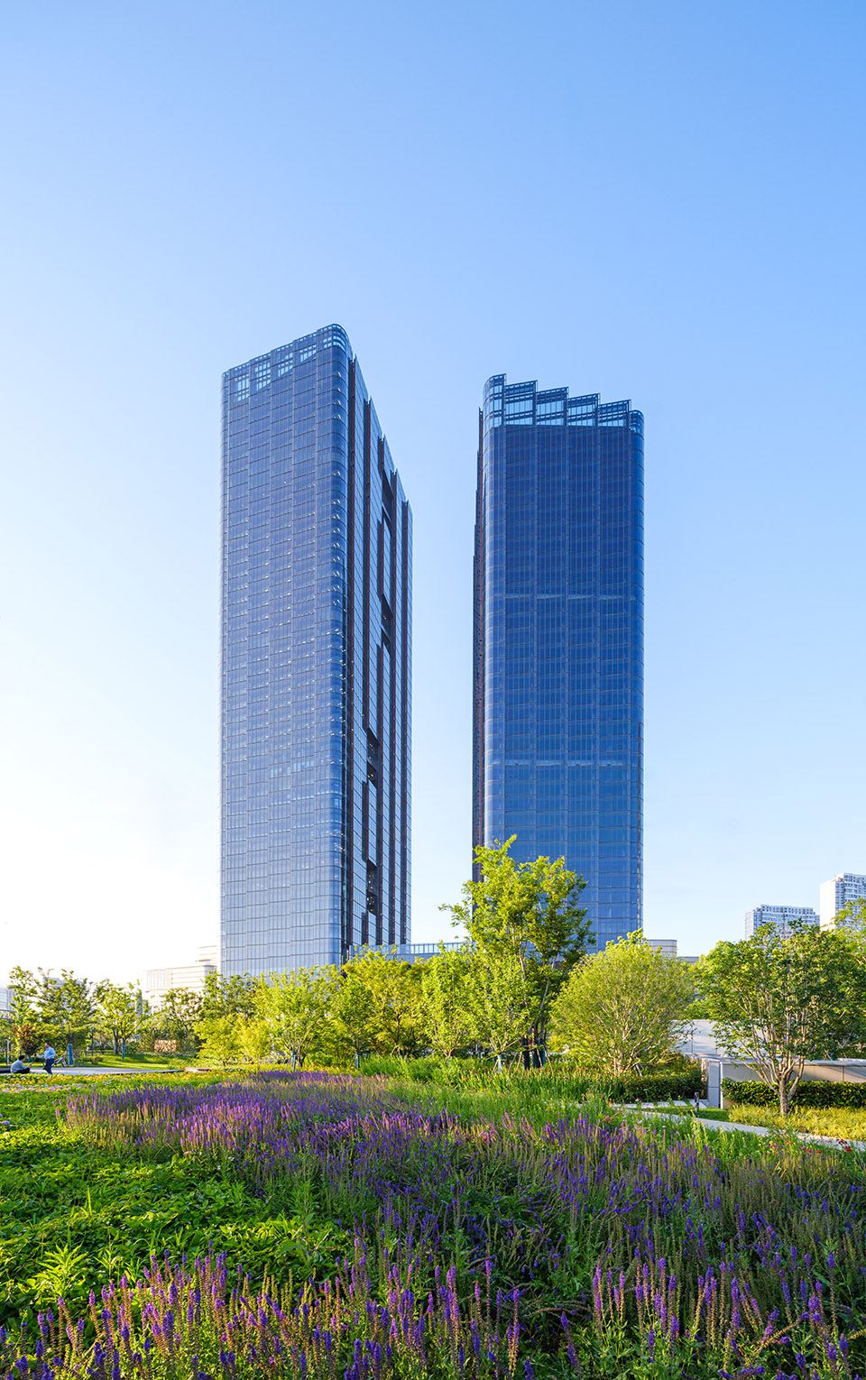 shanghai zhenru china overseas center mixed use project by som