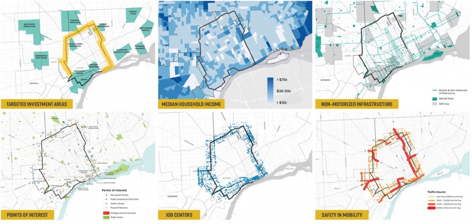 2023 ASLA Joe Louis Greenway Framework Plan by SmithGroup