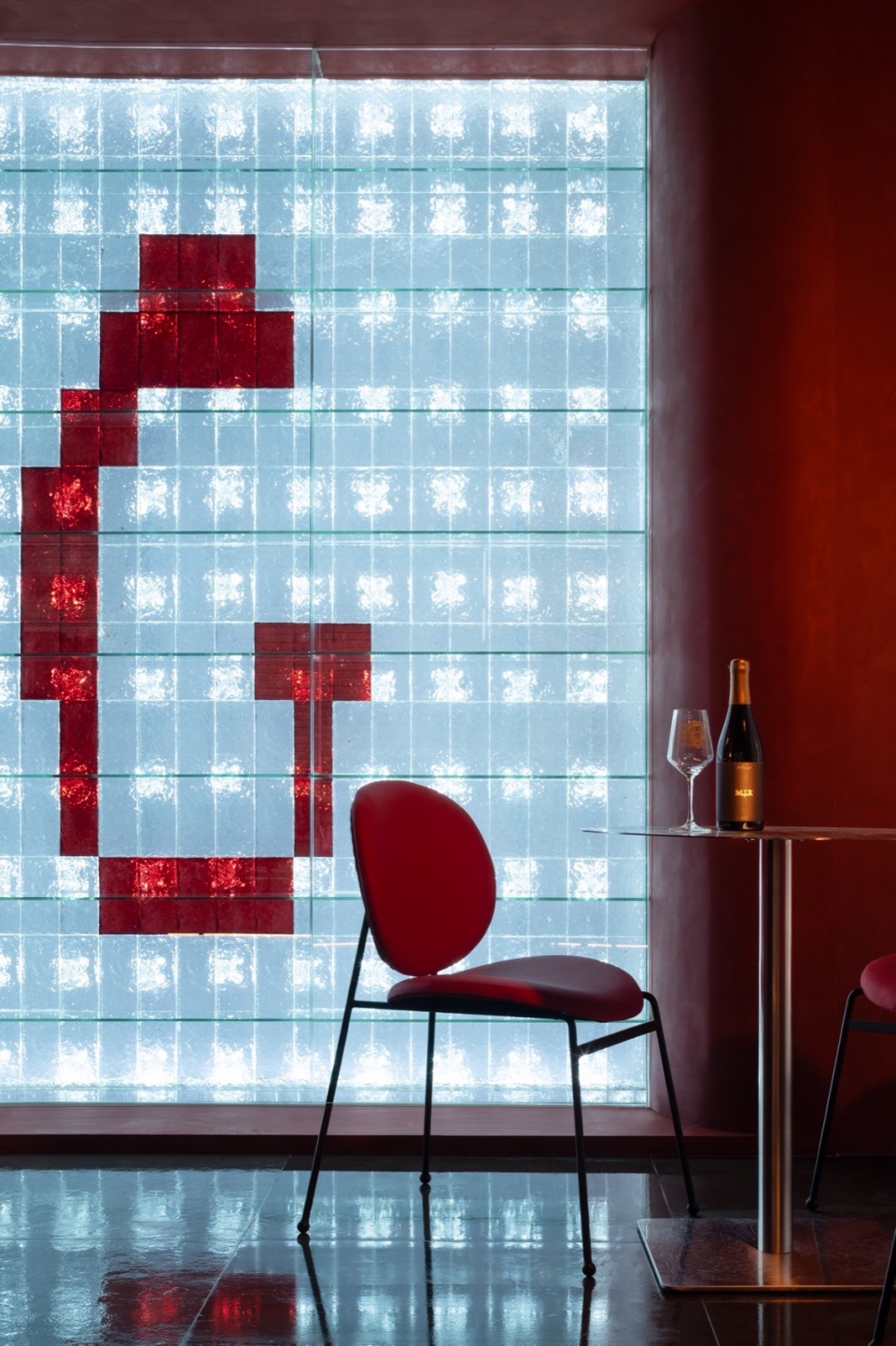 beer glass bar by time corner space design
