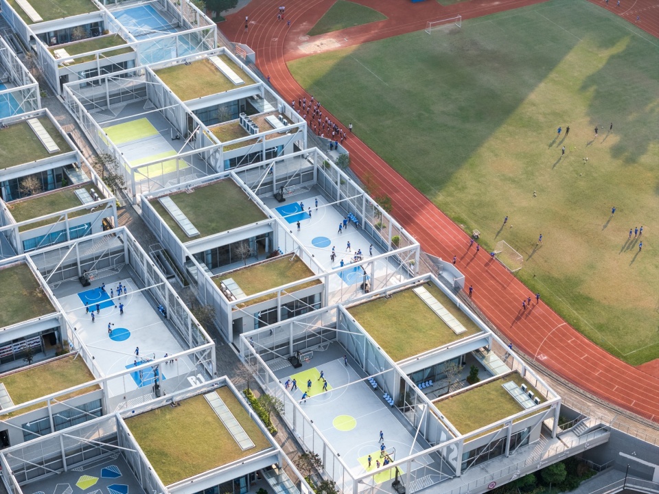 New Sports and Arts Centre of Hongling High School by O office Architects