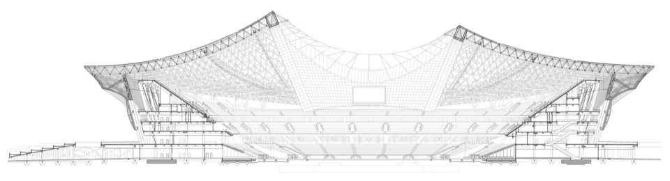 Xiamen New Sports Center Egret Stadium by China Architecture Design and Research Group