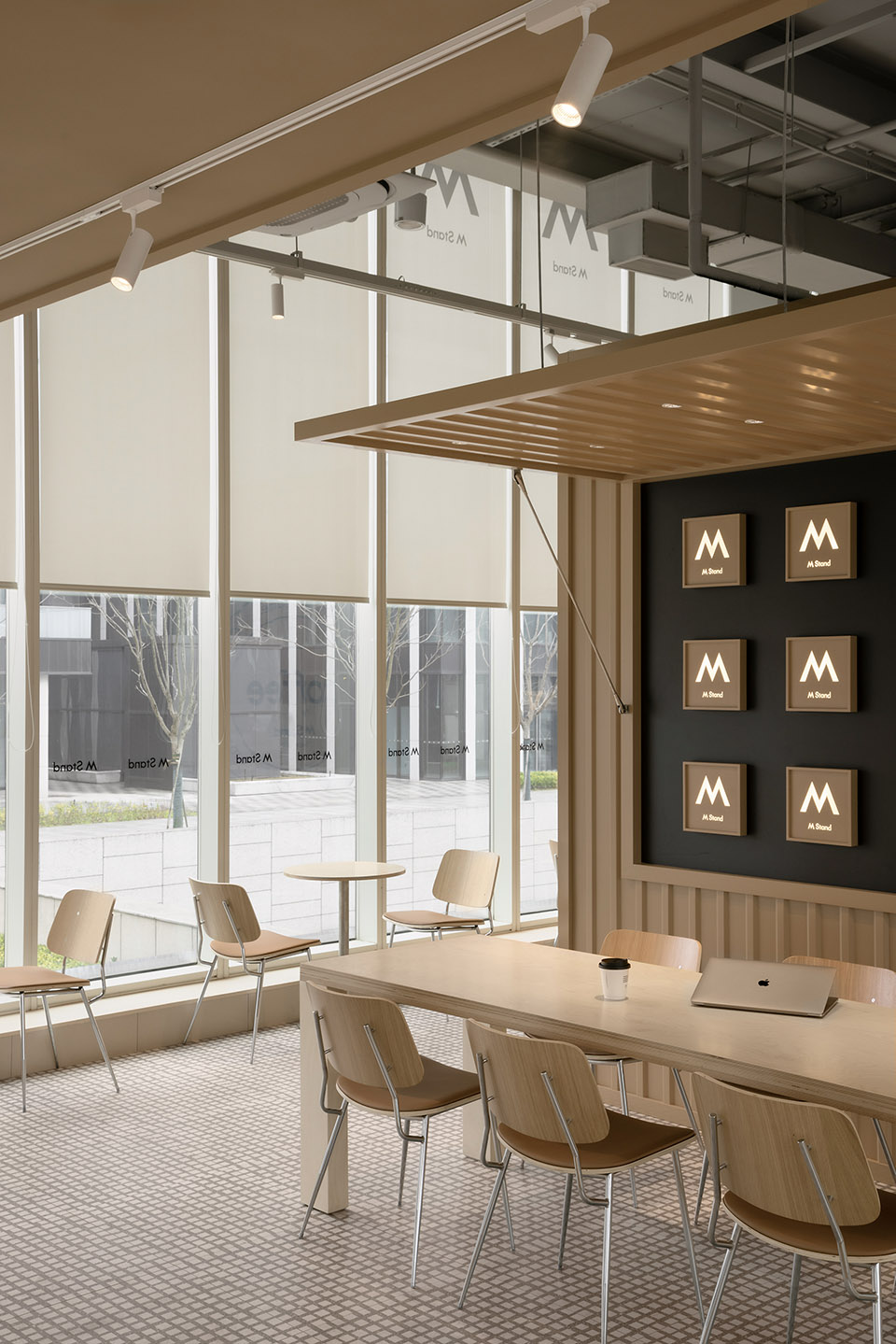m stand lvgu cafe by 15 studio