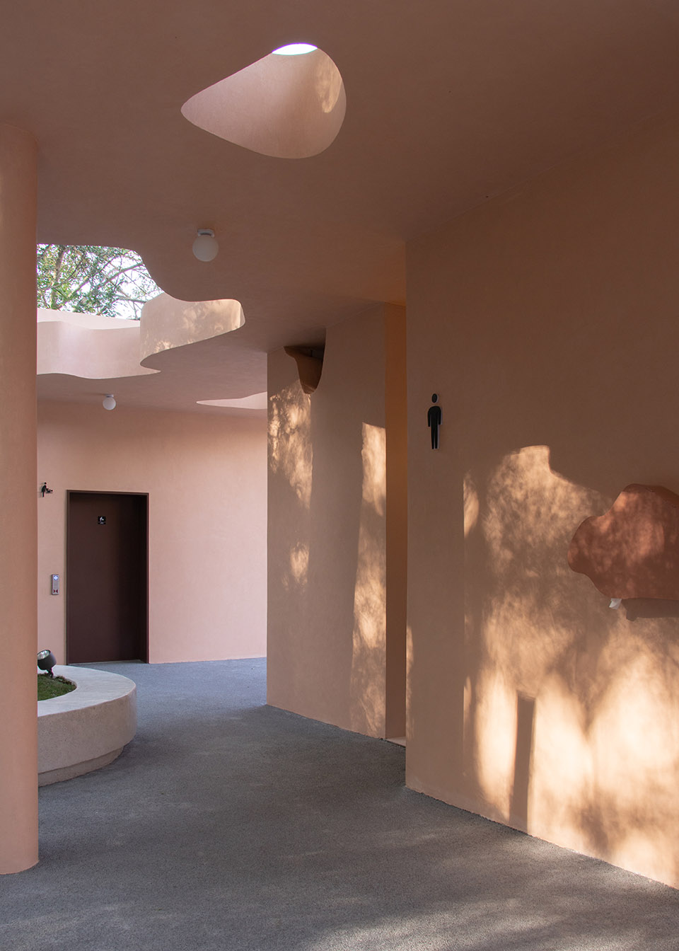 pavilion of pastel shadows at the shiyaling park by studio 10