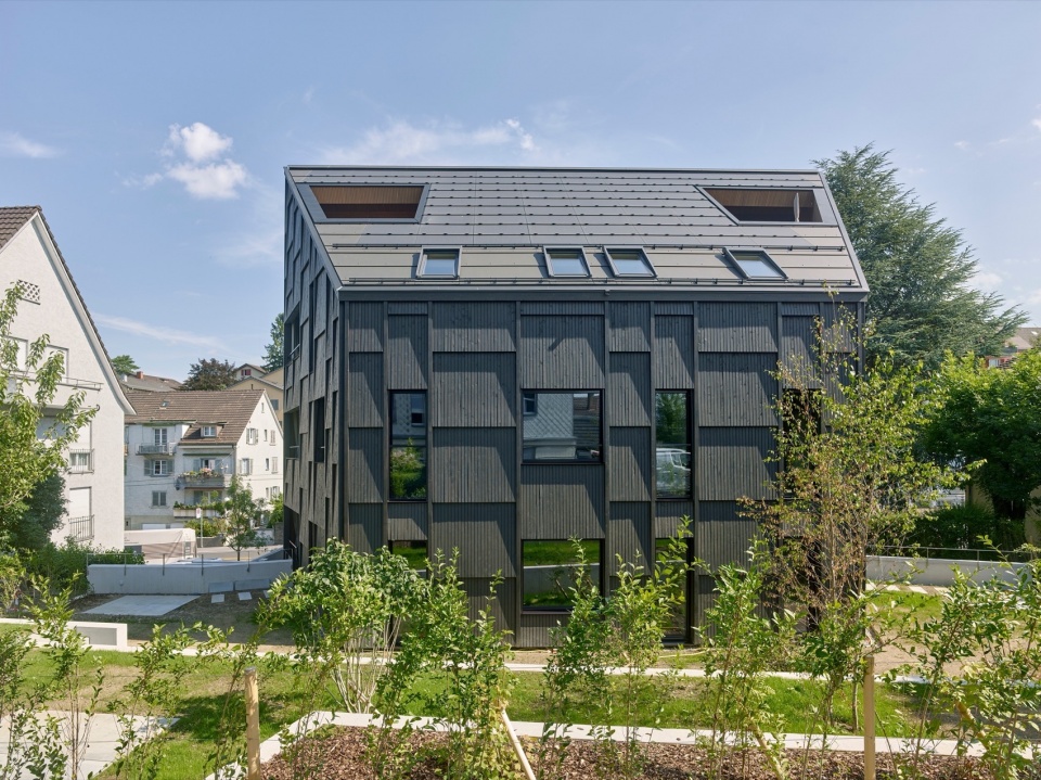 Apartment Building L329 in Zurich Switzerland by Rossetti Wyss Architects