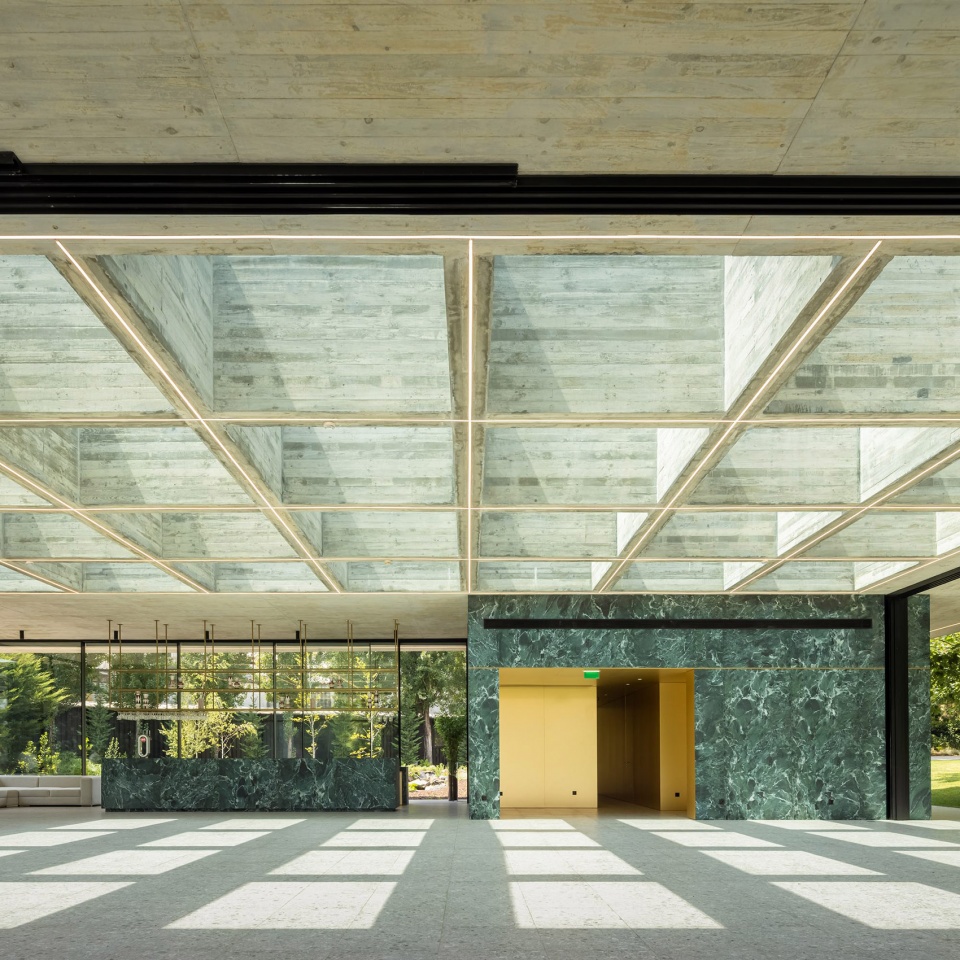 pavilion in the garden by spaceworkers