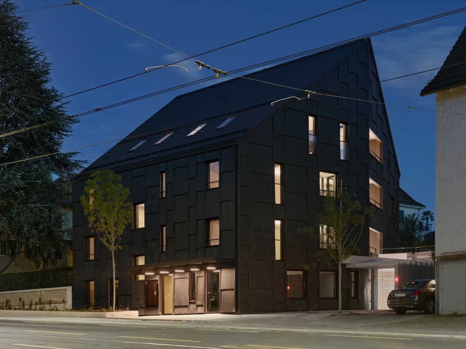 Apartment Building L329 in Zurich Switzerland by Rossetti Wyss Architects