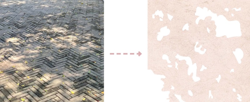 pavilion of pastel shadows at the shiyaling park by studio 10