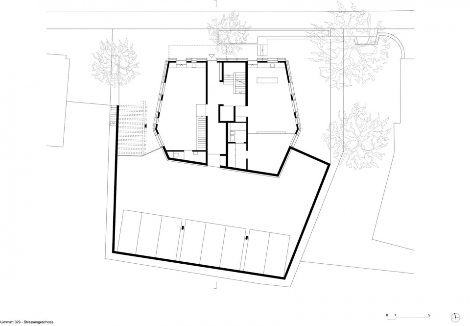 Apartment Building L329 in Zurich Switzerland by Rossetti Wyss Architects