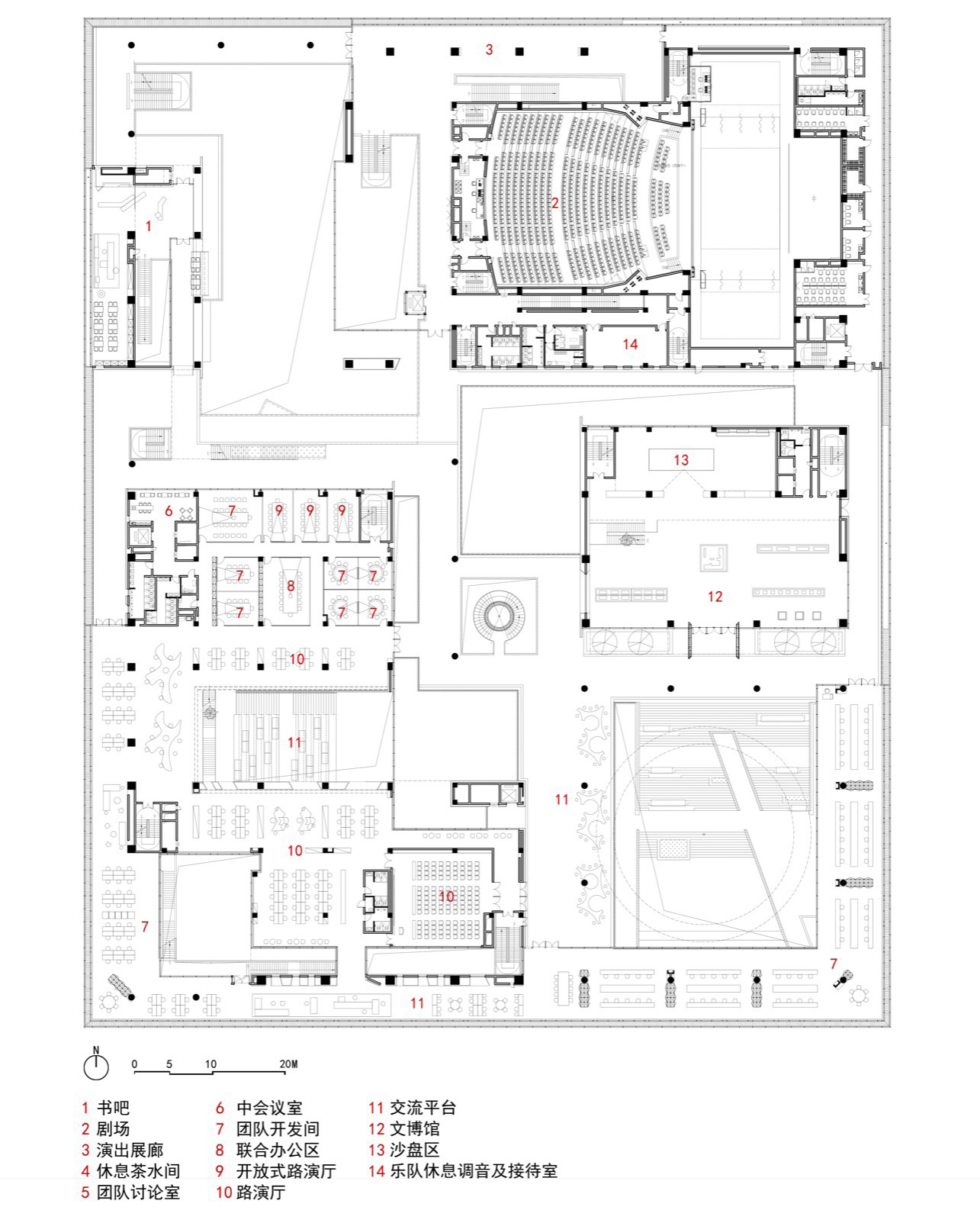 The E5 Cultural Activity Center by Architectural Design Research Institute of SCUT aqk