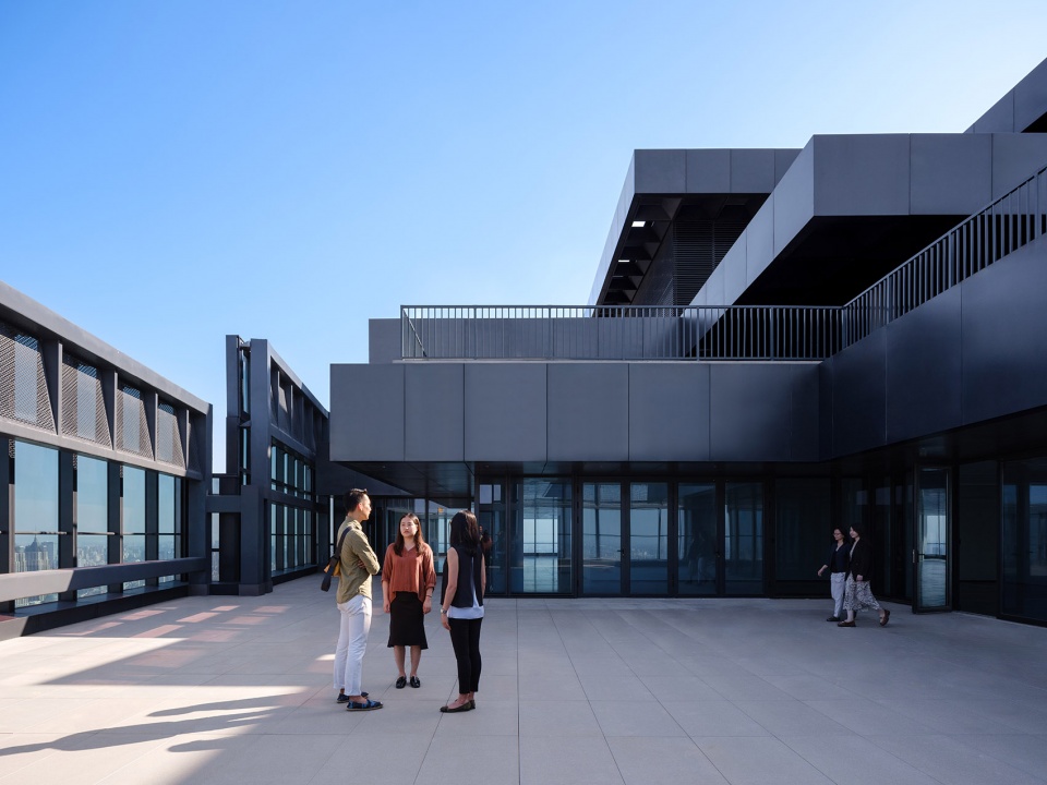 shanghai zhenru china overseas center mixed use project by som