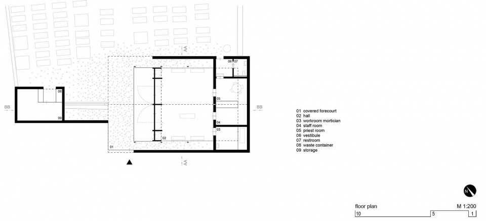 Aufbahrungshalle Kematen an der Krems by Moser und Hager Architekten