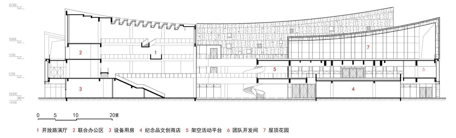 The E5 Cultural Activity Center by Architectural Design Research Institute of SCUT prm